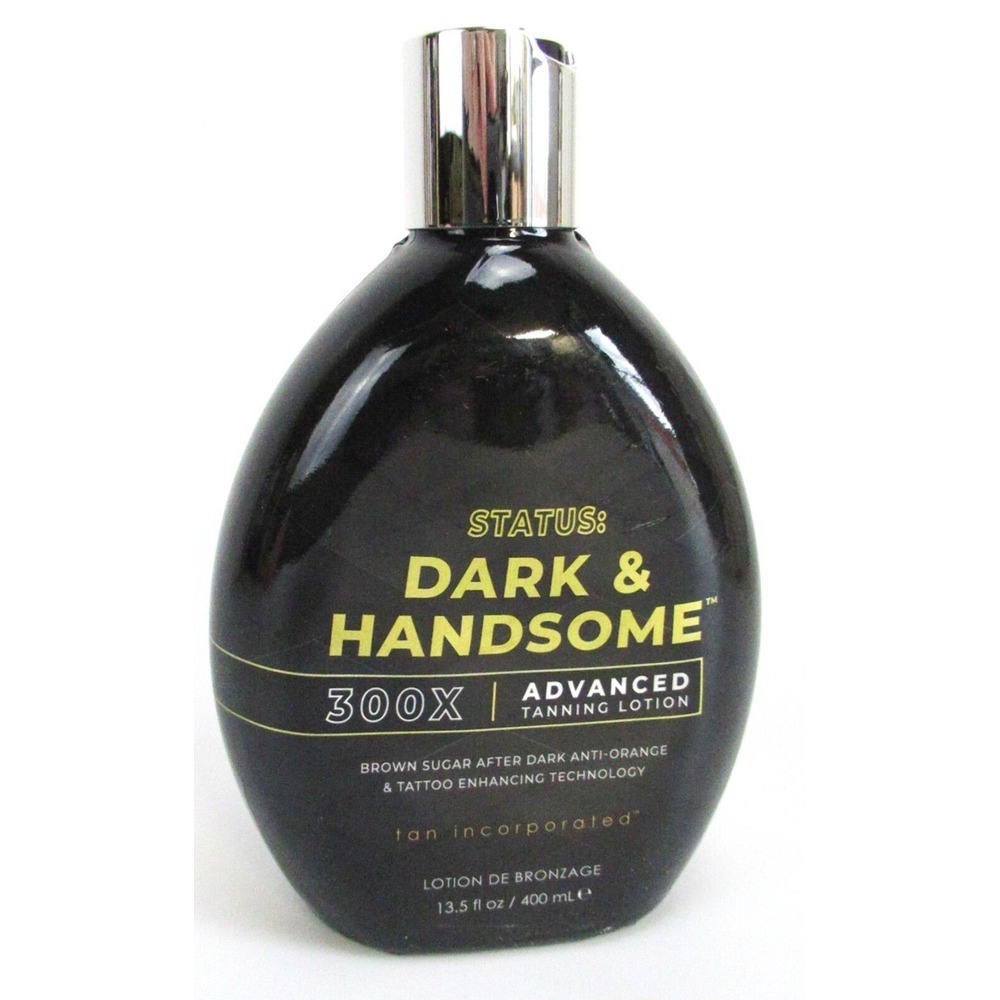 Status Dark & Handsome Men's Tanning‎ Lotion 13.5 oz 300X Advanced Formula